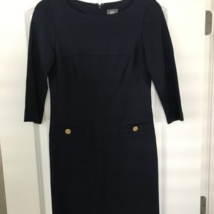 Vince Camuto Navy work dress, size 2